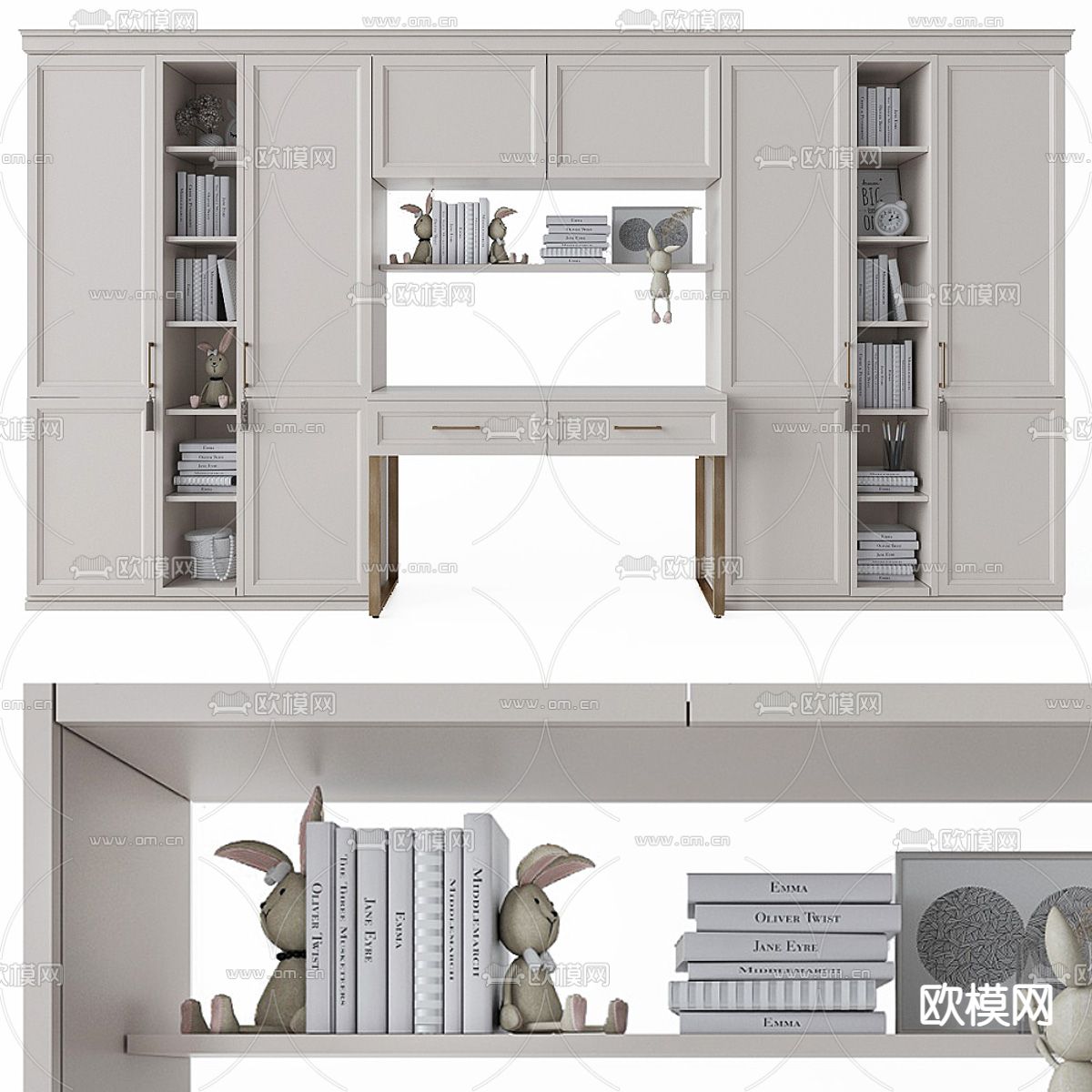 儿童柜3d模型下载