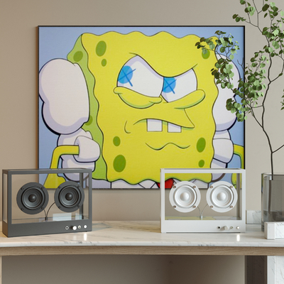  现代音响su模型 