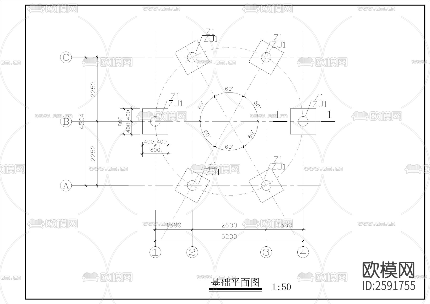 标准罗马亭CAD节点大样下载（渲染图2）