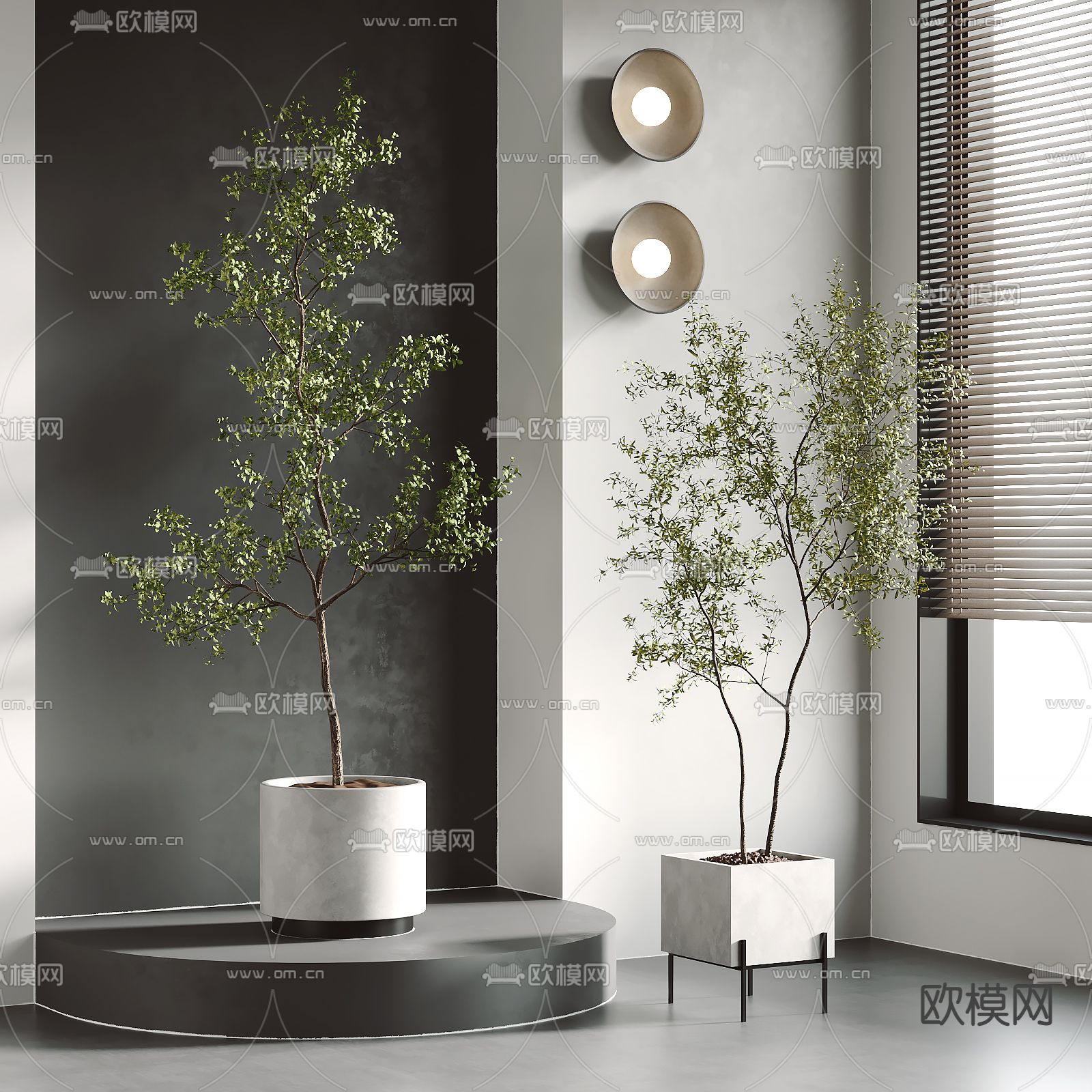 绿植 盆栽 盆景su模型