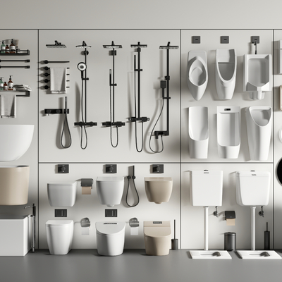  马桶 坐便器 蹲便器 小便斗su模型 