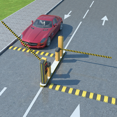  公路 收费杆su模型 