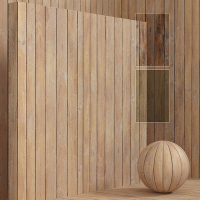 防腐木地板su模型