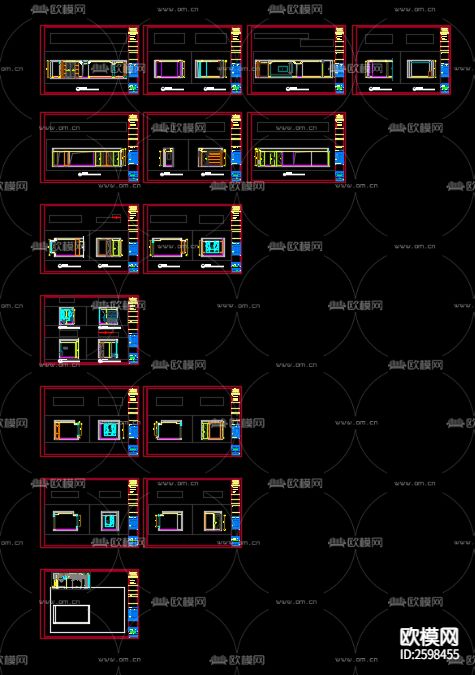 家装CAD施工图下载（渲染图1）