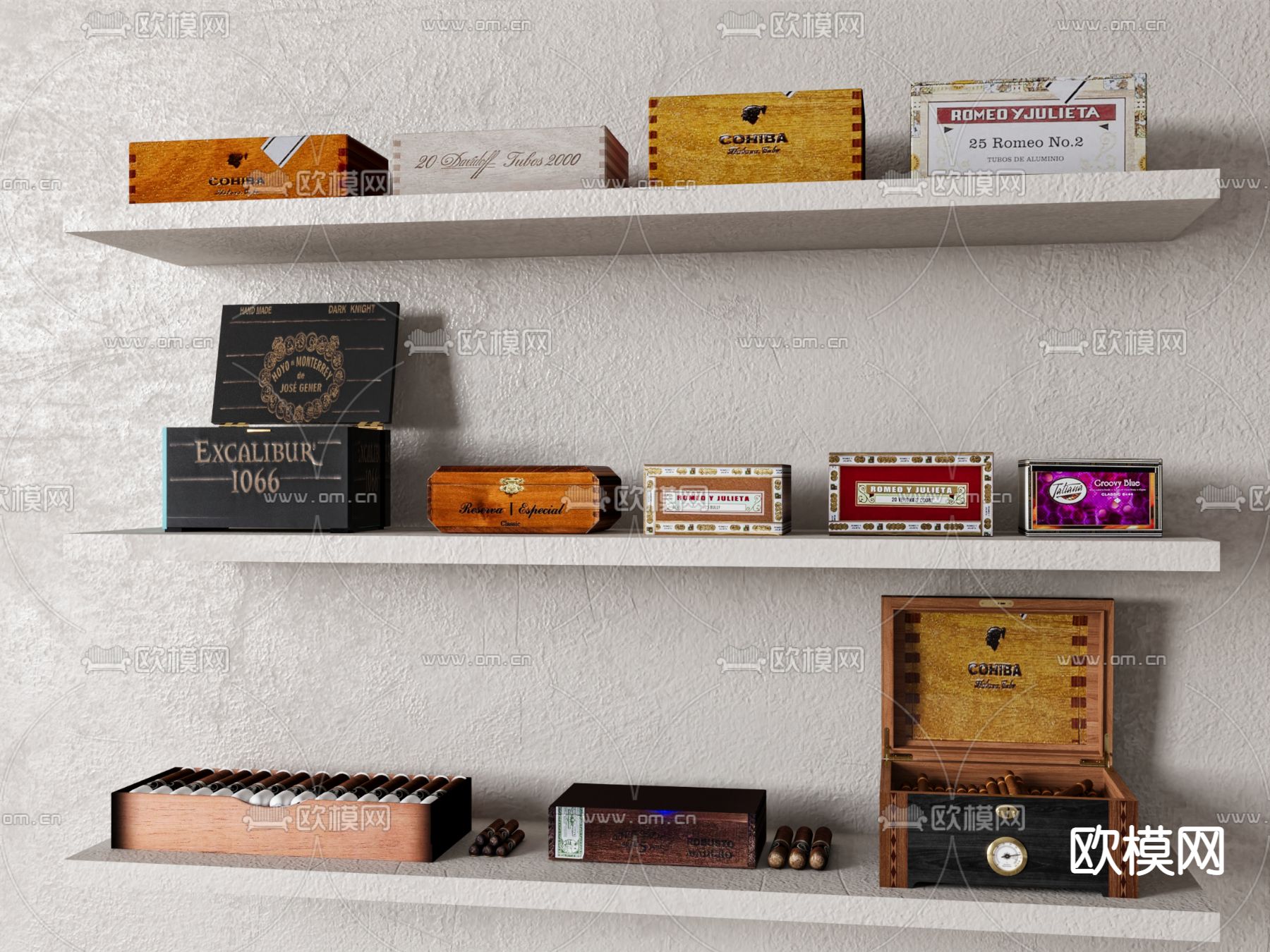 雪茄 香烟su模型下载（渲染图1）