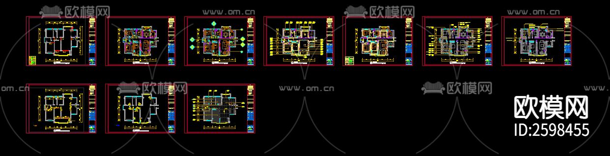 家装CAD施工图下载（渲染图2）