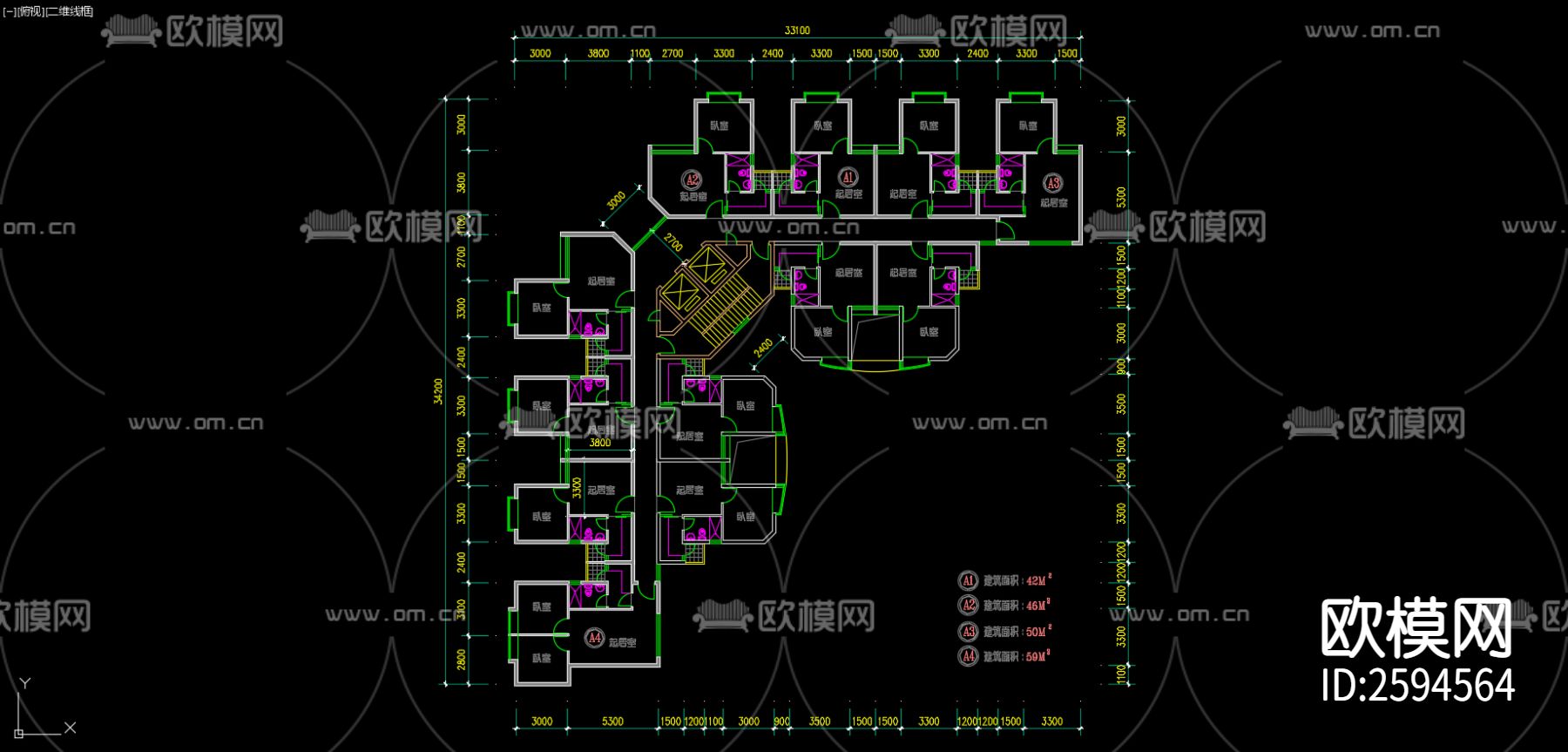 住宅CAD施工图下载