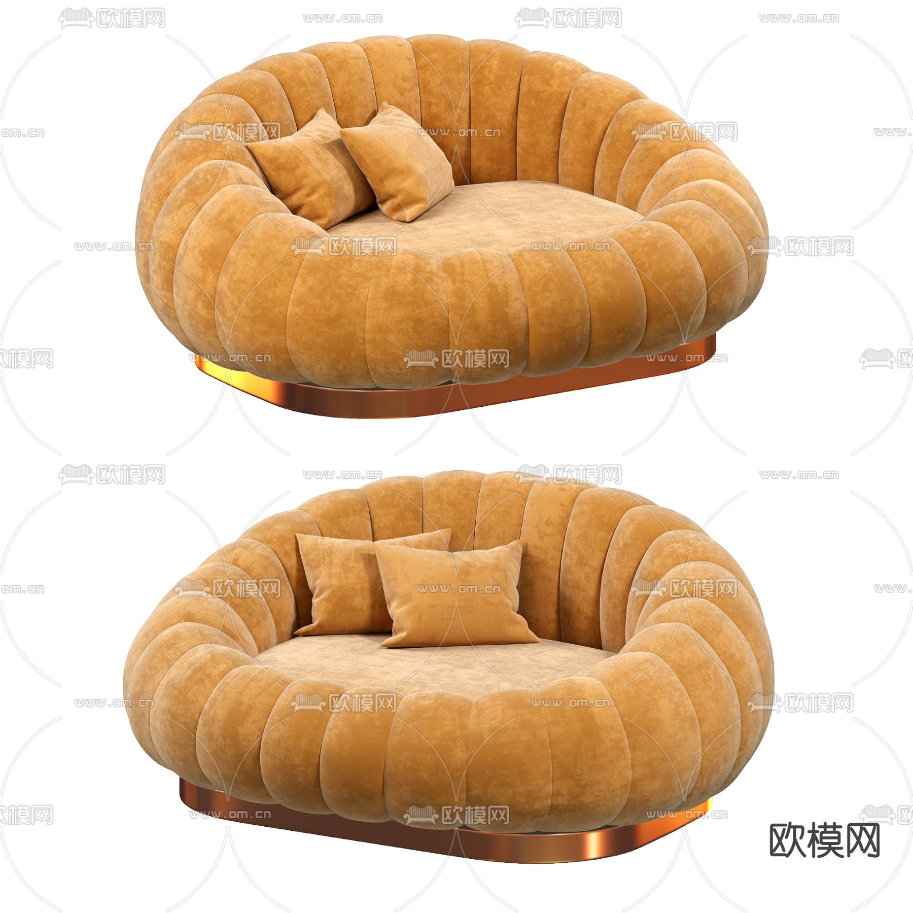 Bubble 懒人沙发3d模型下载（渲染图2）