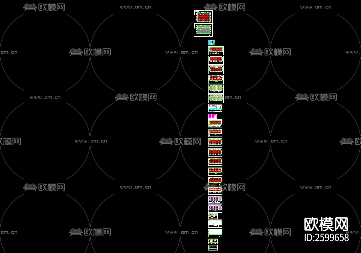 创新创业孵化园1号厂房CAD施工图下载（渲染图3）