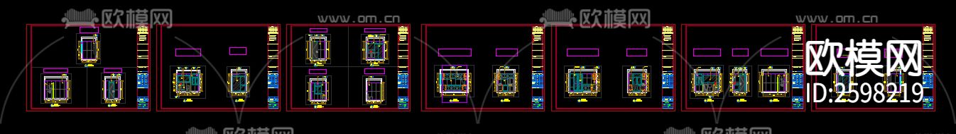 家装整套CAD施工图下载（渲染图10）