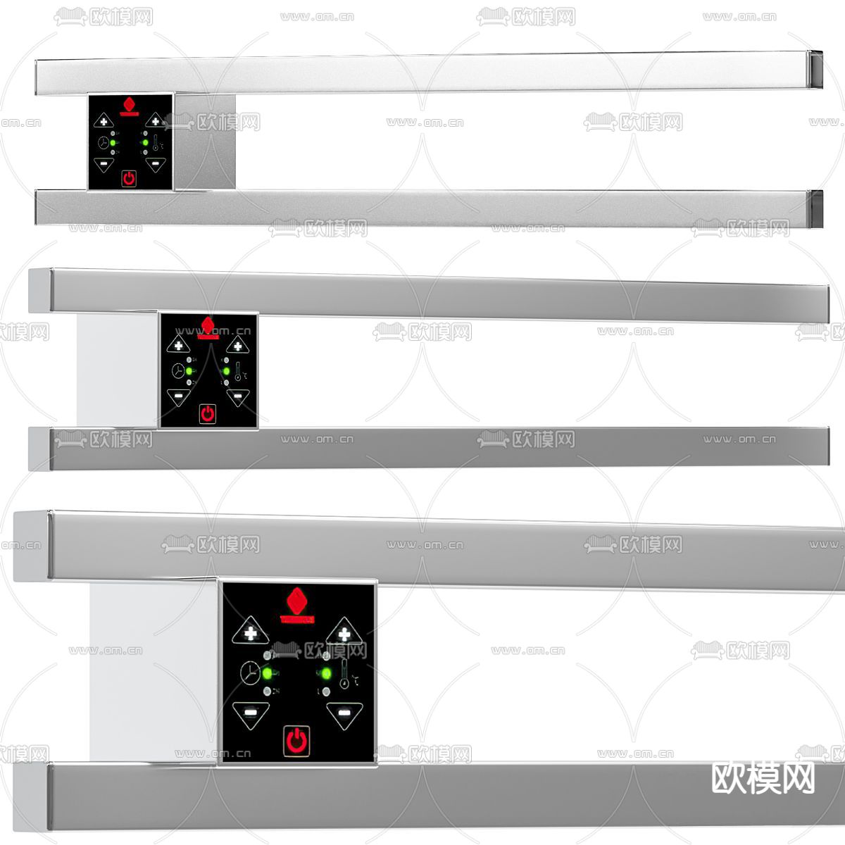 电热毛巾架3d模型下载