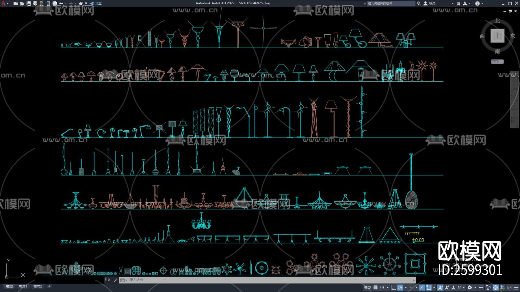 家装CAD图库下载（渲染图4）