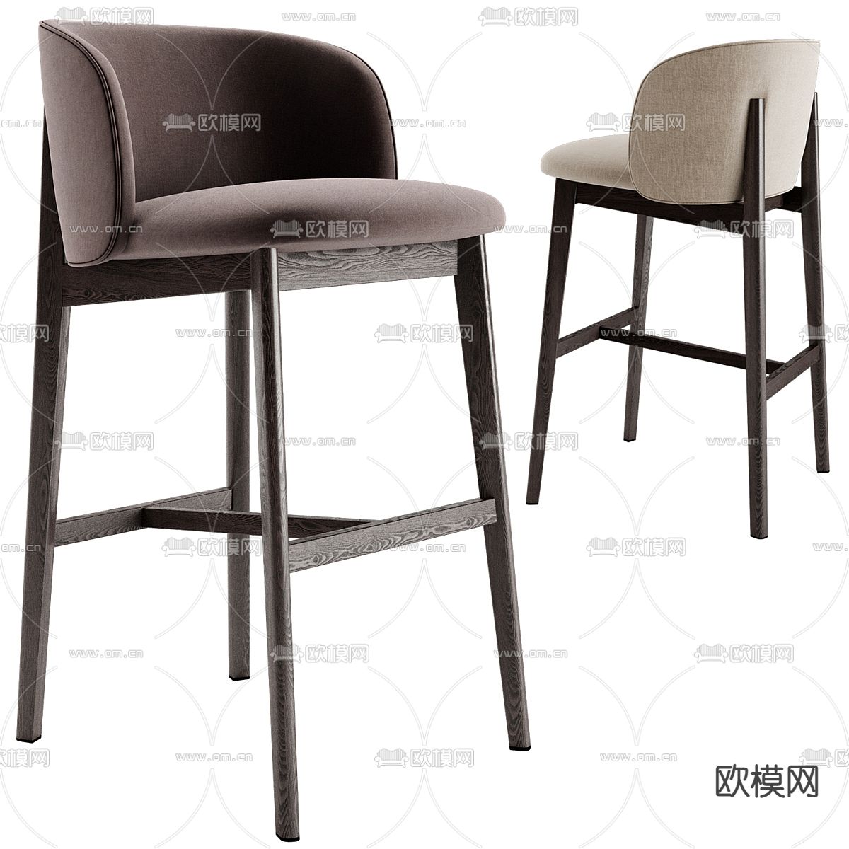 Calligaris  吧椅 吧凳3d模型下载（渲染图2）
