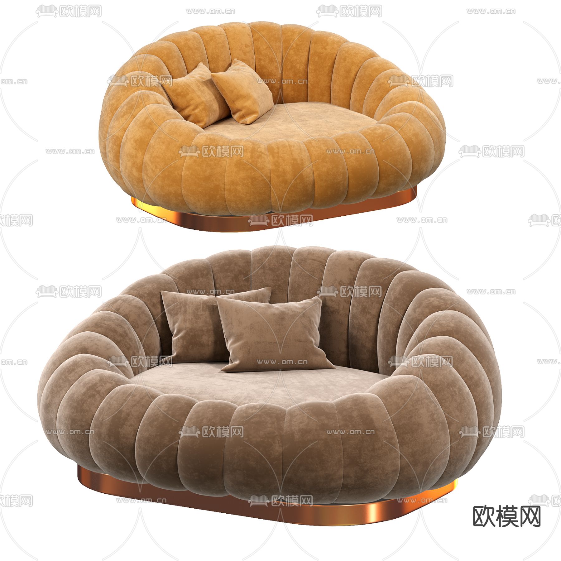 Bubble 懒人沙发3d模型下载（渲染图1）