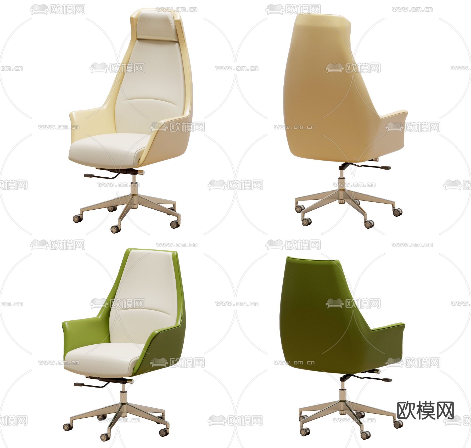 大班椅 老板椅 办公椅3d模型下载