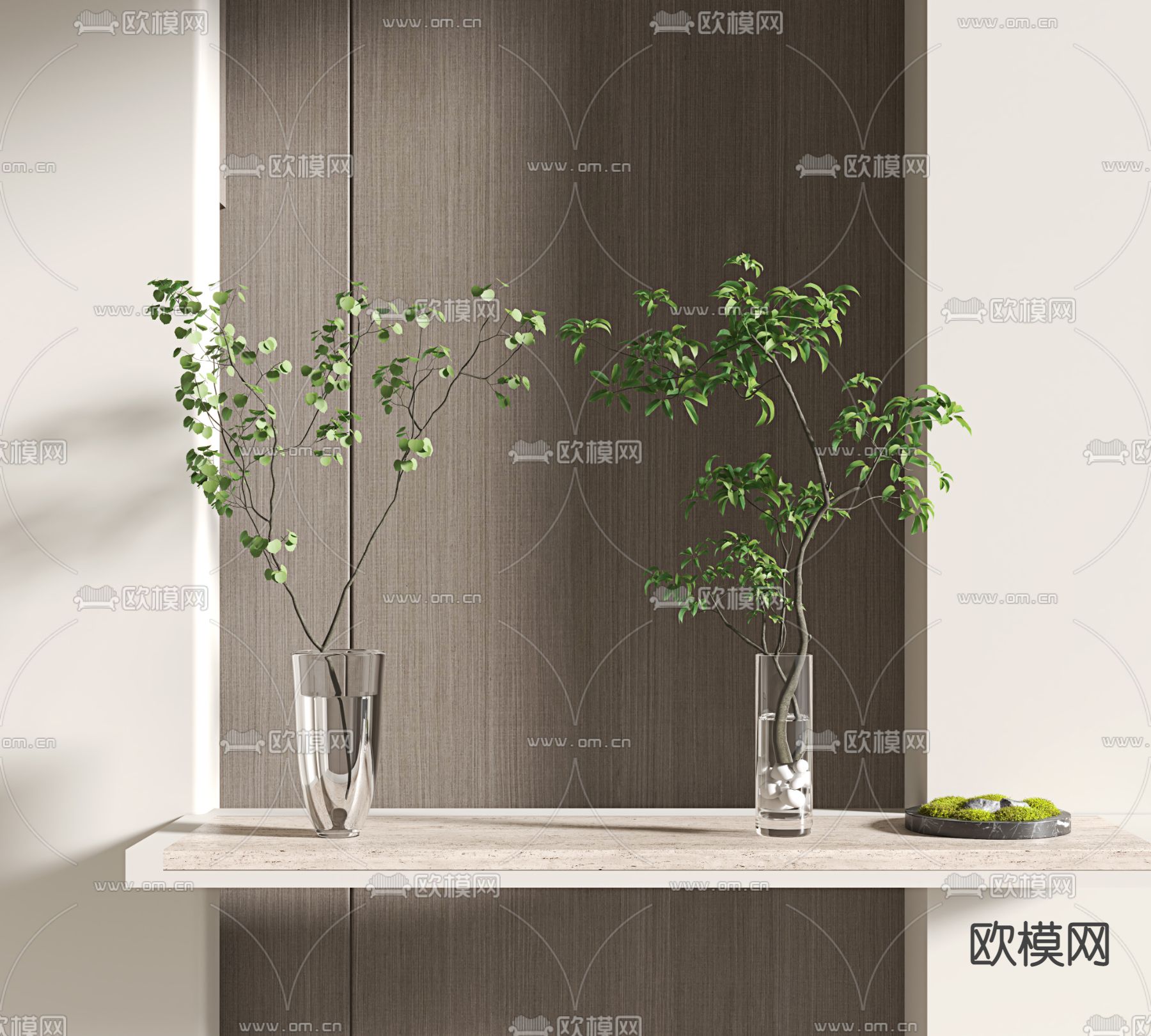 水培绿植 水生植物3d模型下载