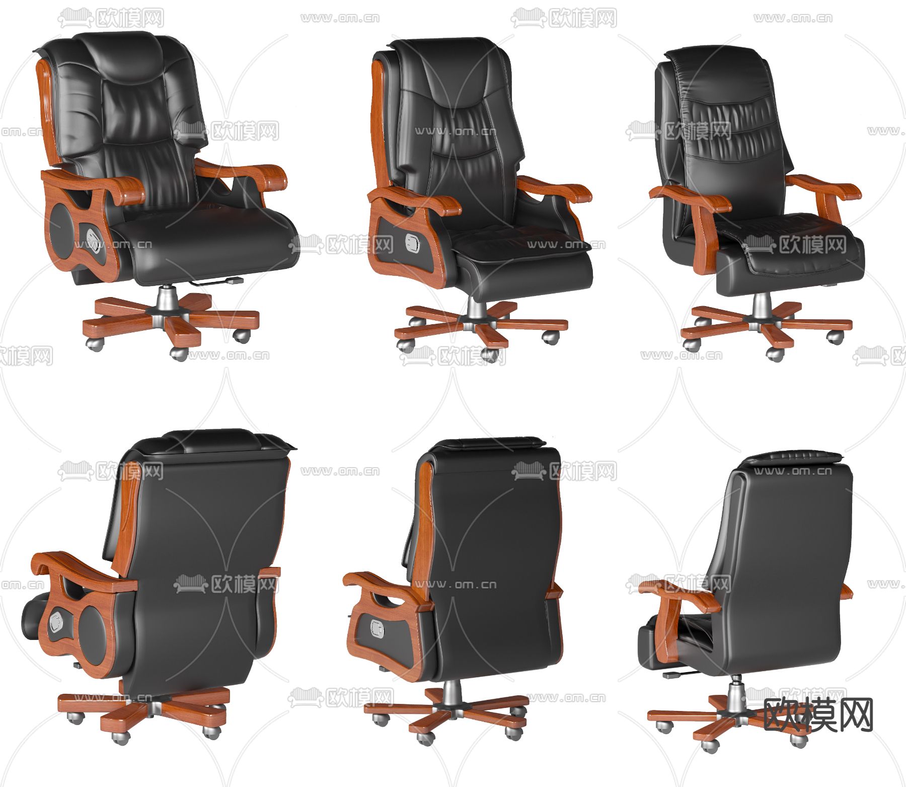 大班椅 老板椅 办公椅 领导椅3d模型下载