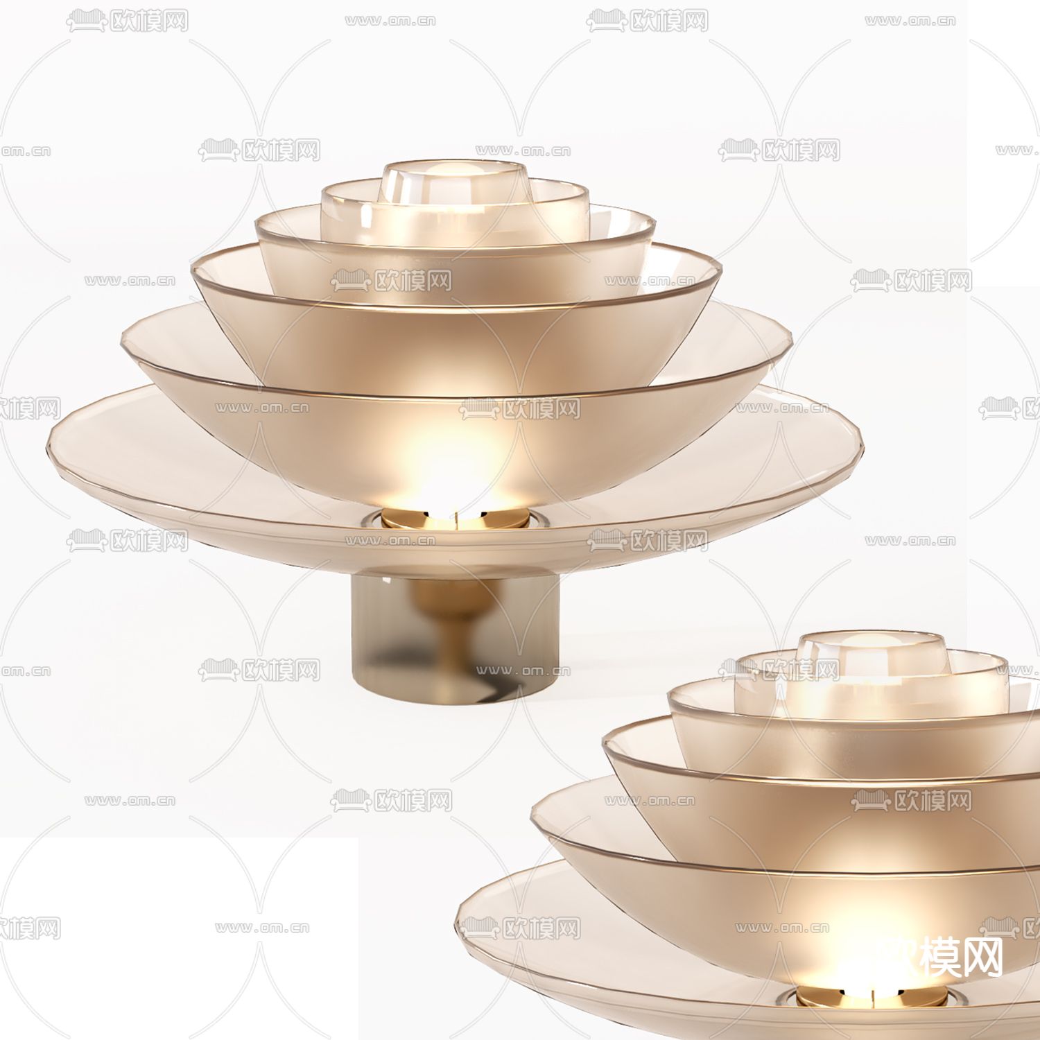 flos 创意台灯3d模型下载