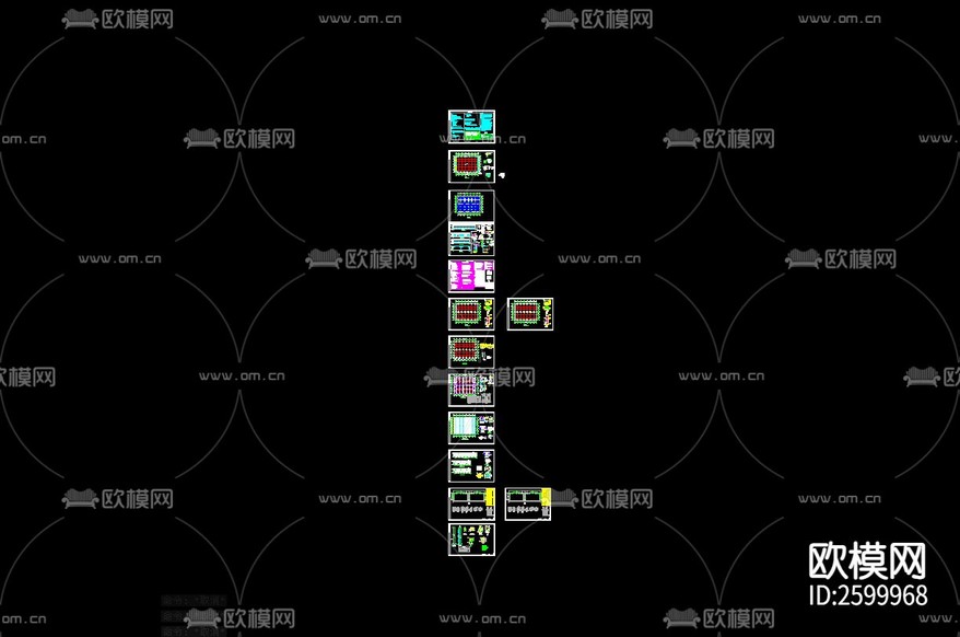 宿遷市匯隆高分子材料有限公司廠房CAD施工圖下載(渲染圖3)