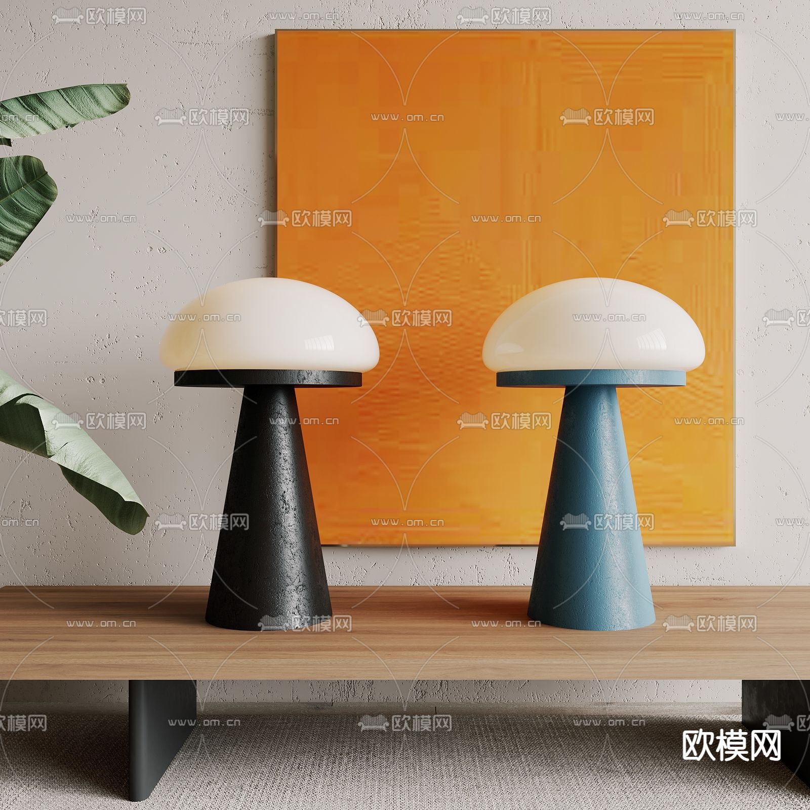 儿童灯 蘑菇灯su模型