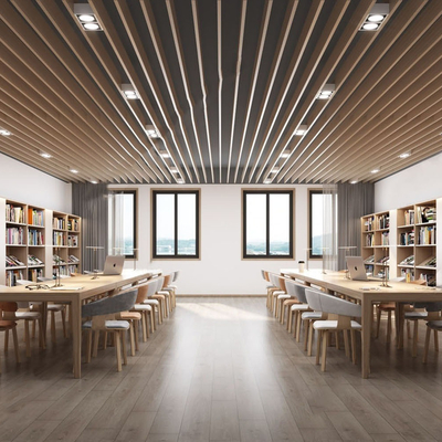  现代图书馆 阅读室su模型 