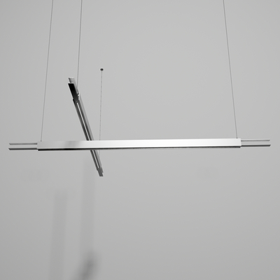  现代办公吊灯su模型 