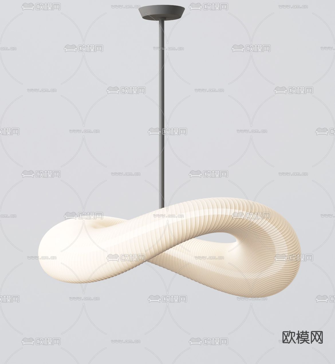 侘寂风吊灯 艺术吊灯3d模型