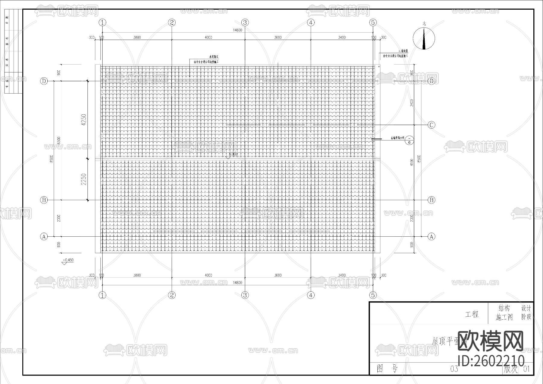 古建寺庙建筑含结构CAD施工图下载（渲染图5）