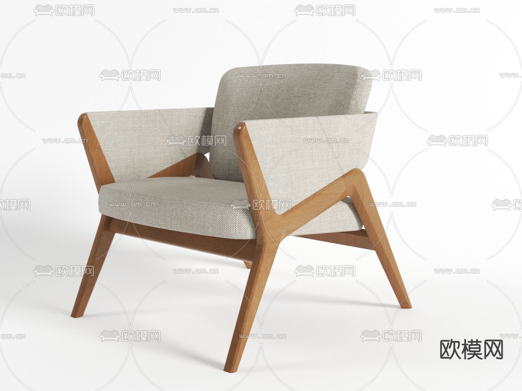 Poltrona Frau 休闲椅3d模型下载