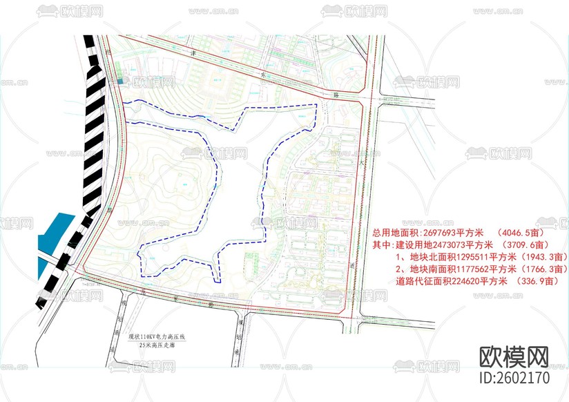 城市設(shè)計(jì)CAD施工圖下載(渲染圖1)