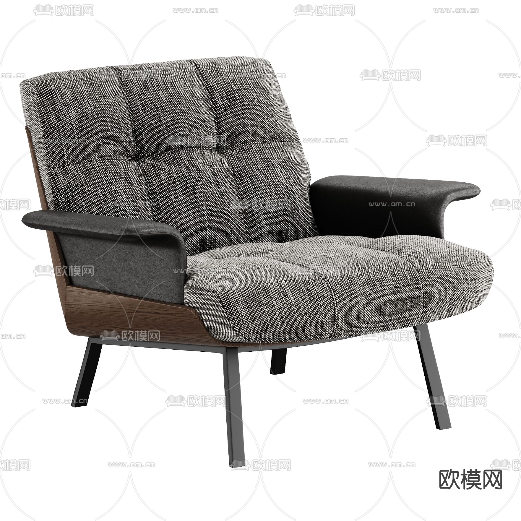 Minotti 休闲椅子3d模型下载（渲染图2）