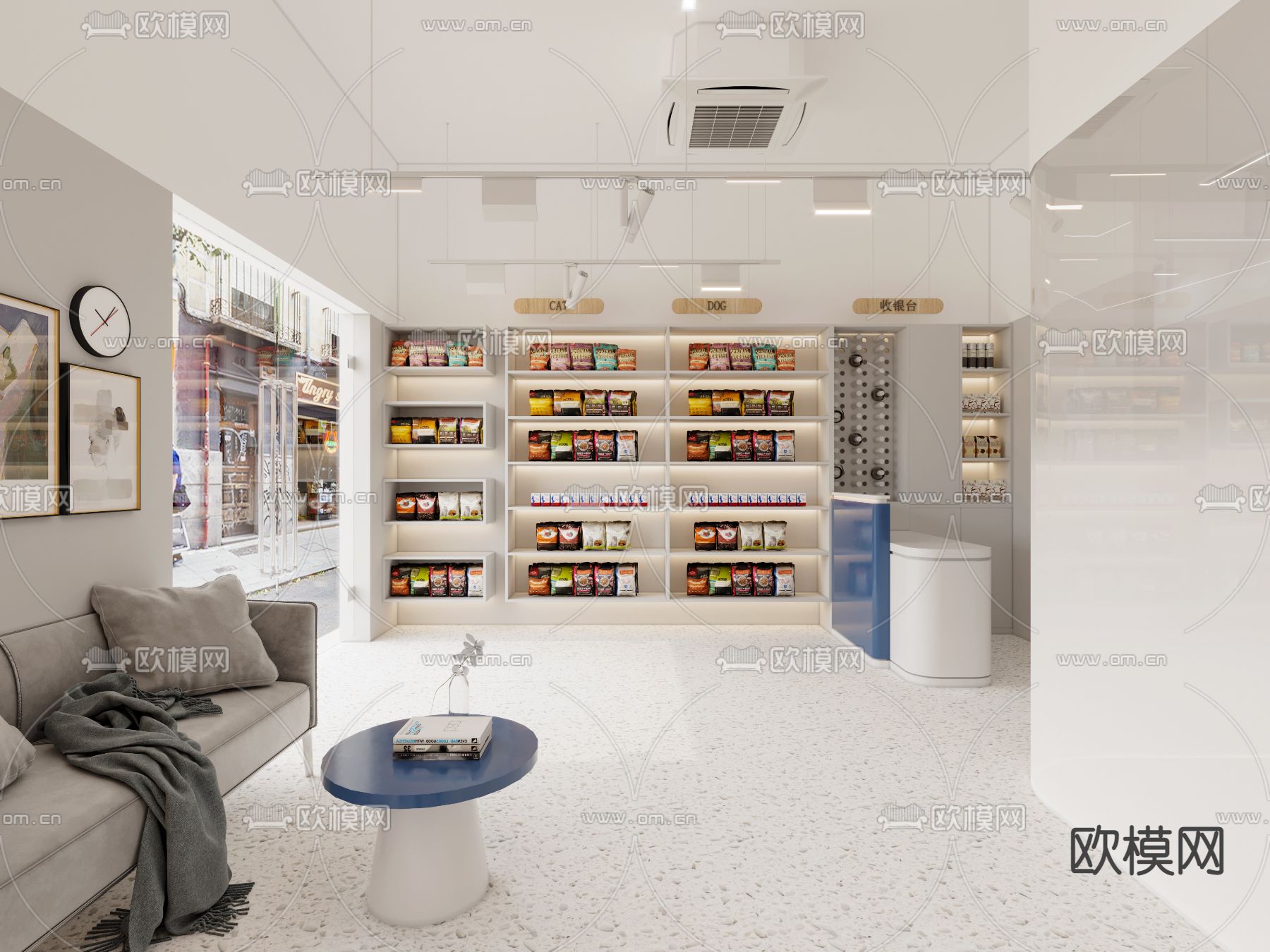 宠物店3d模型下载（渲染图3）