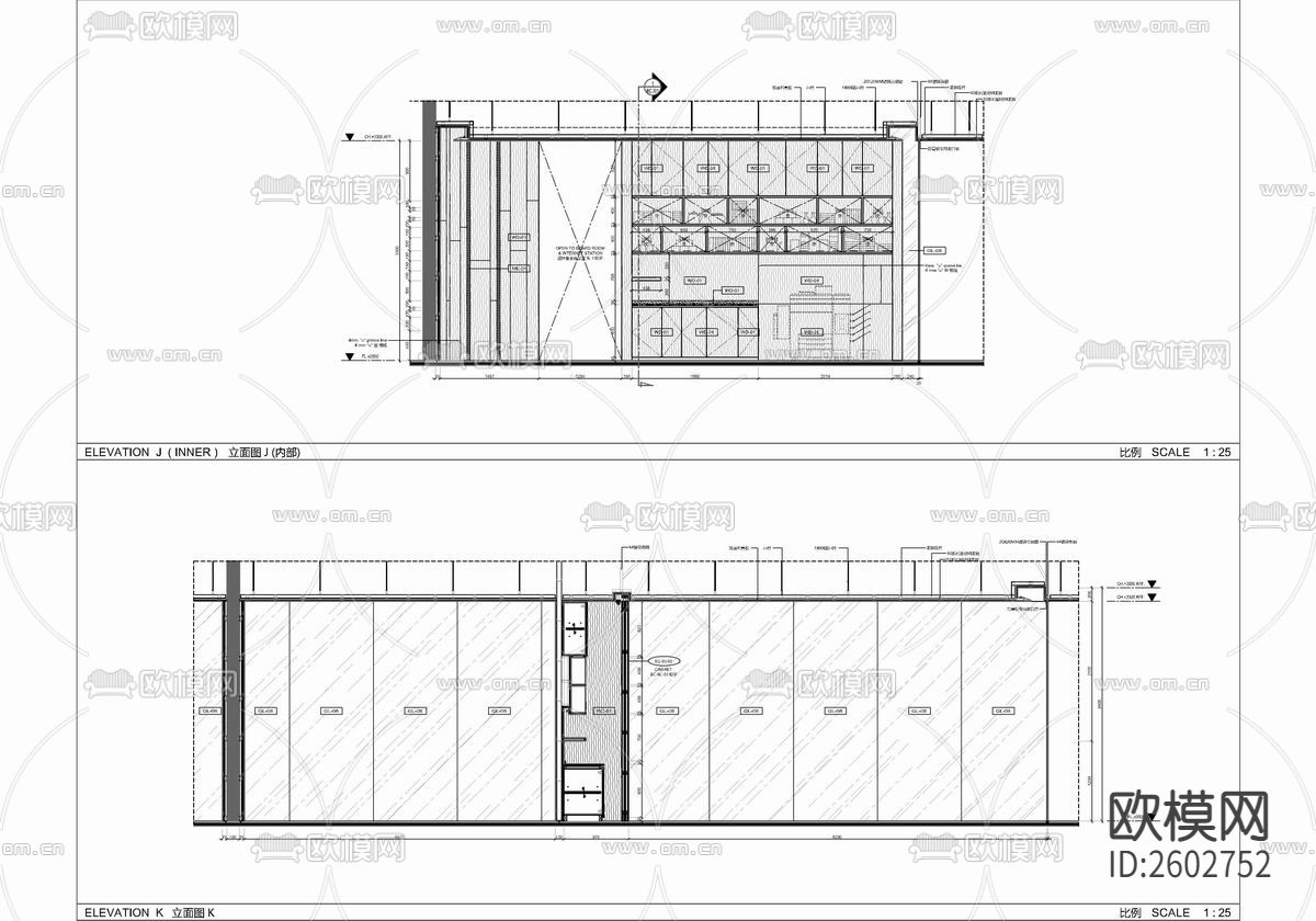酒店商务休闲中心CAD施工图下载（渲染图7）