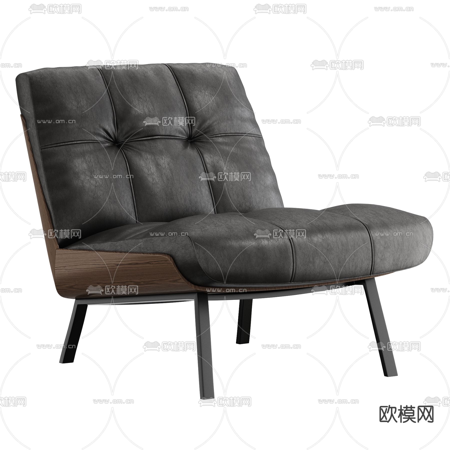 Minotti 休闲椅子3d模型下载（渲染图4）