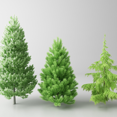  松树 罗汉松 石松su模型 