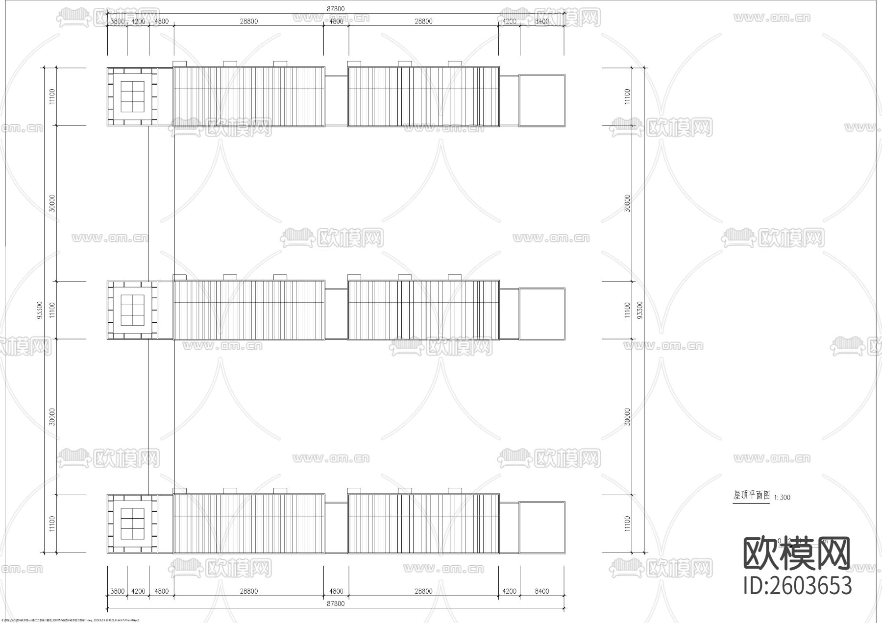 某高中教学楼建筑cad施工图下载（渲染图9）