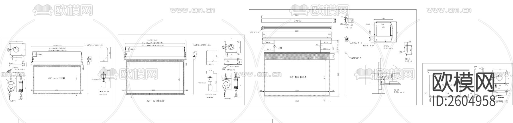 影音设备cad图库下载（渲染图5）