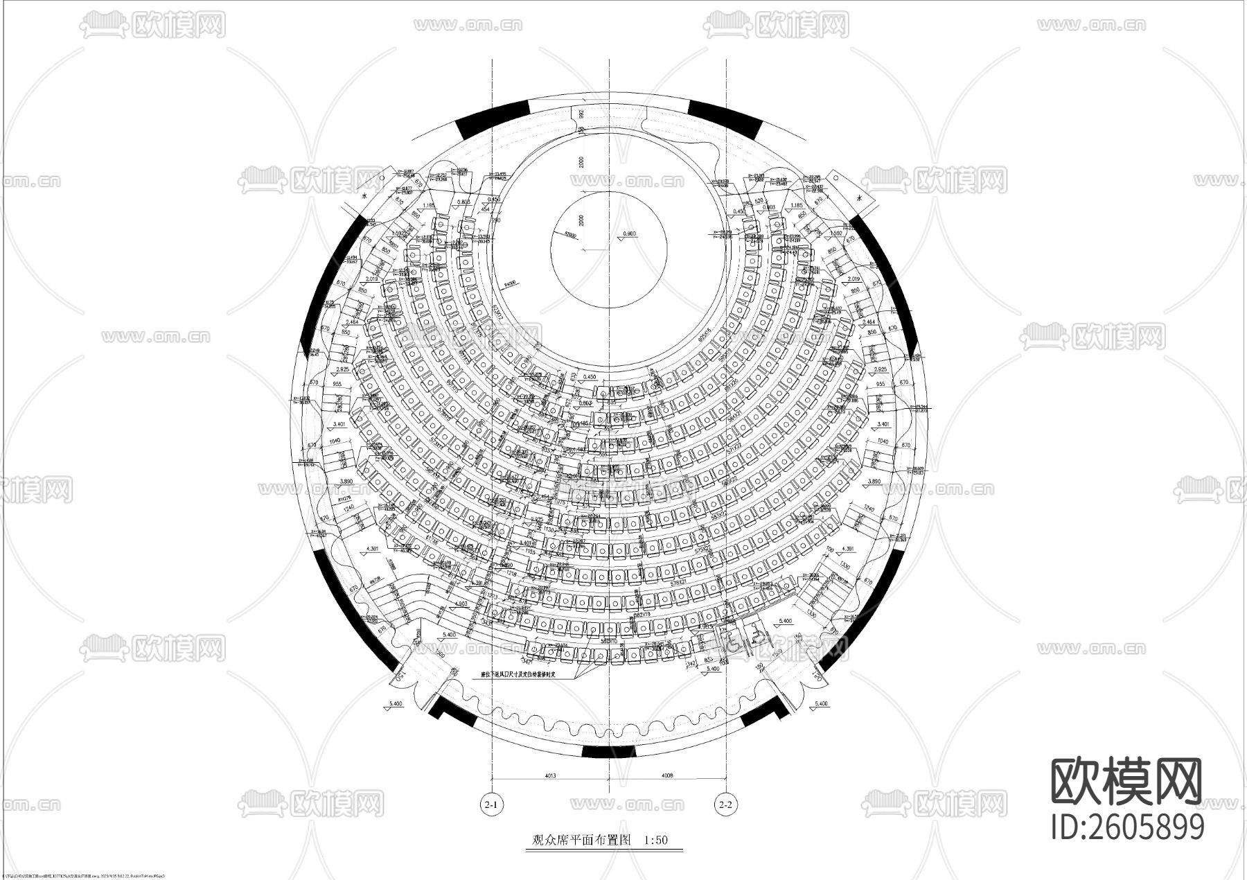 大型观众厅节点大样下载（渲染图1）