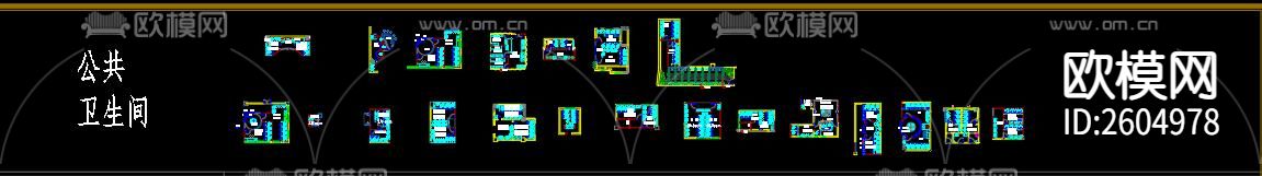 餐饮cad图库下载（渲染图1）