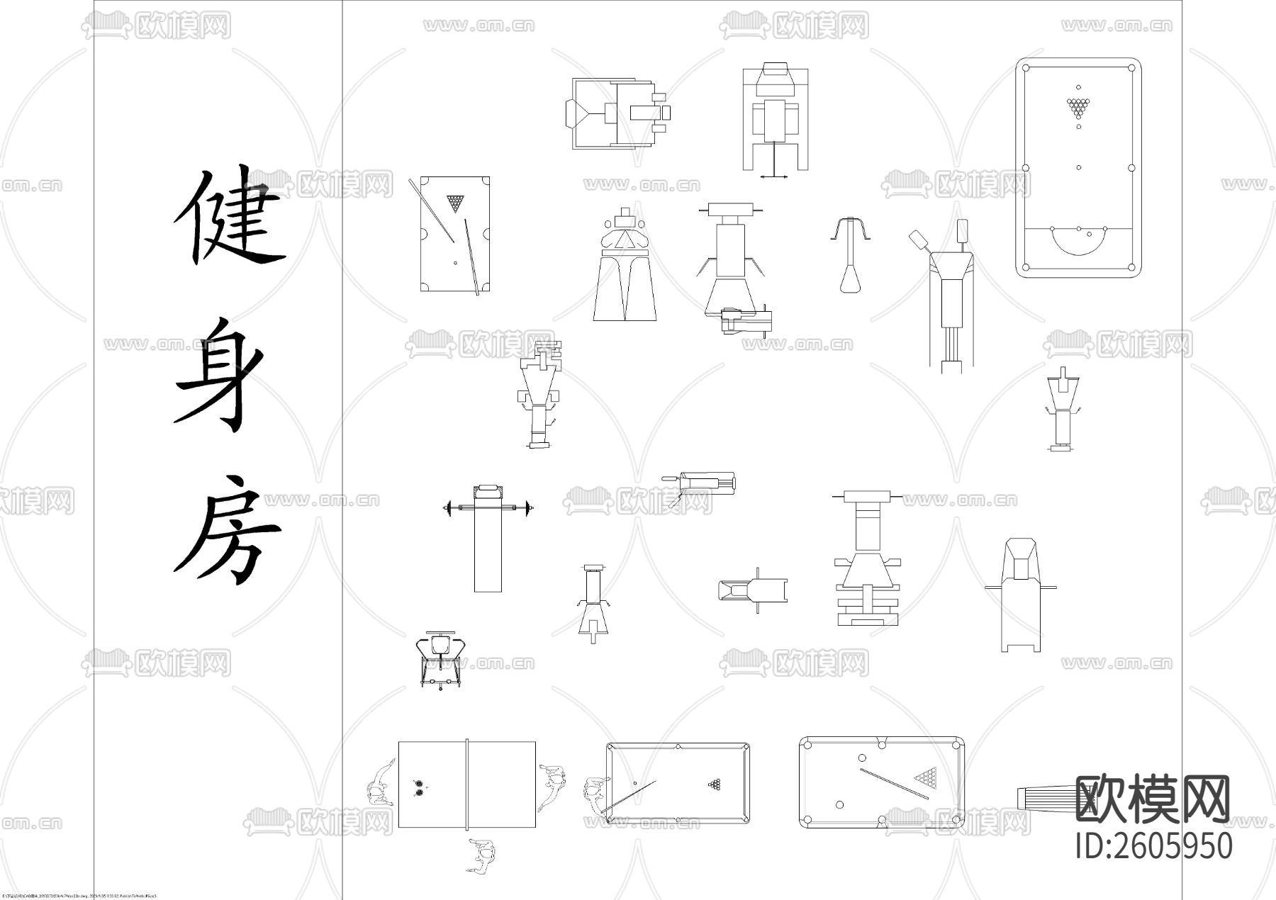 家装CAD施工图下载（渲染图6）