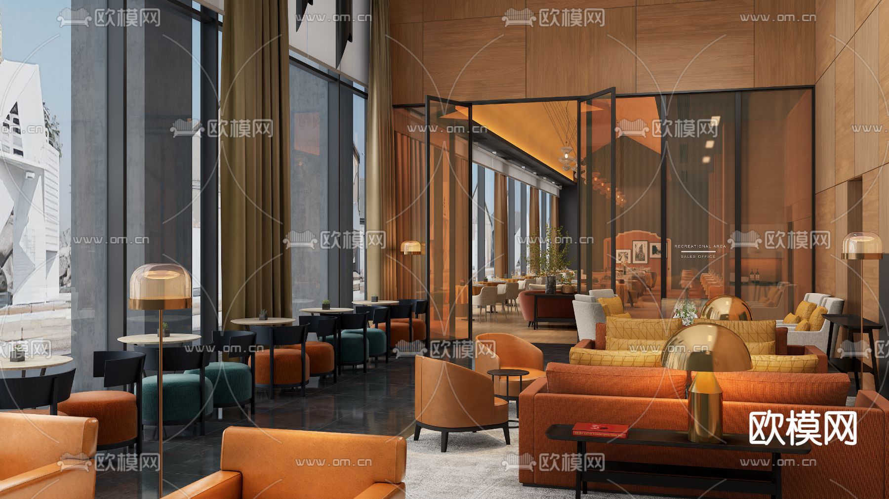 东京宝格丽酒店 Il Ristorante - Niko Romito意大利餐厅3d模型下载（渲染图1）