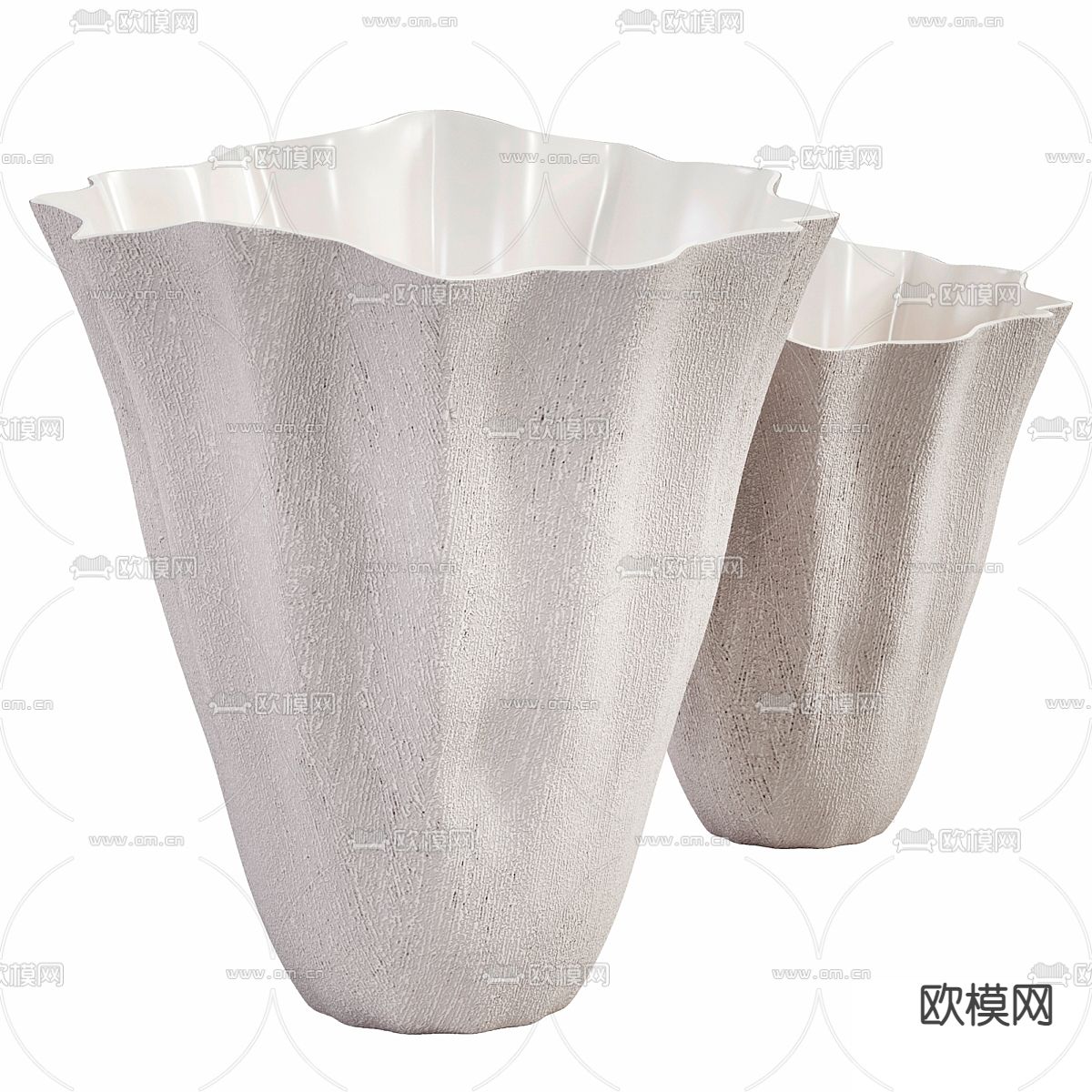 侘寂边几 角几3d模型下载