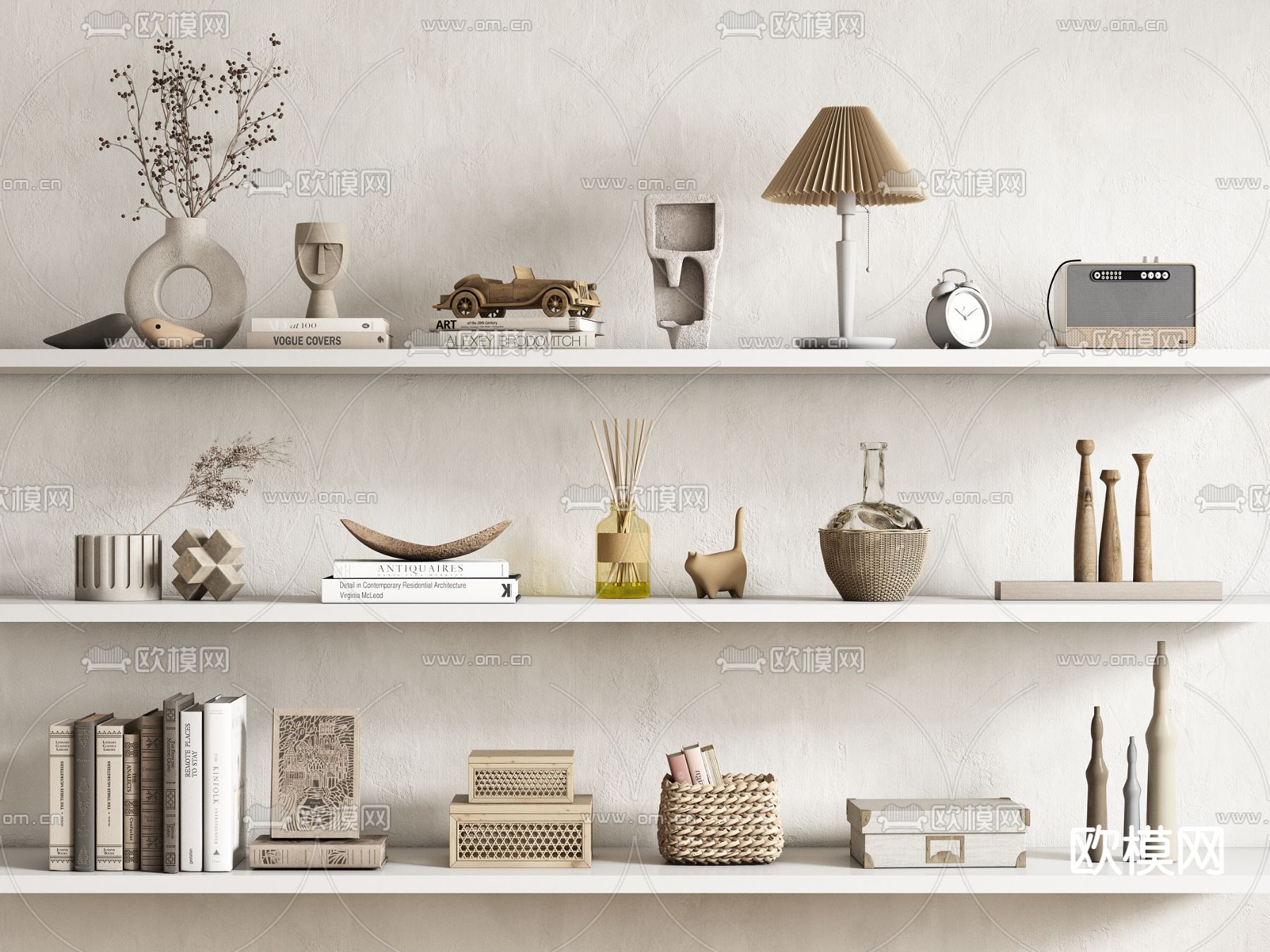 装饰品摆件 陶瓷 器皿3d模型下载