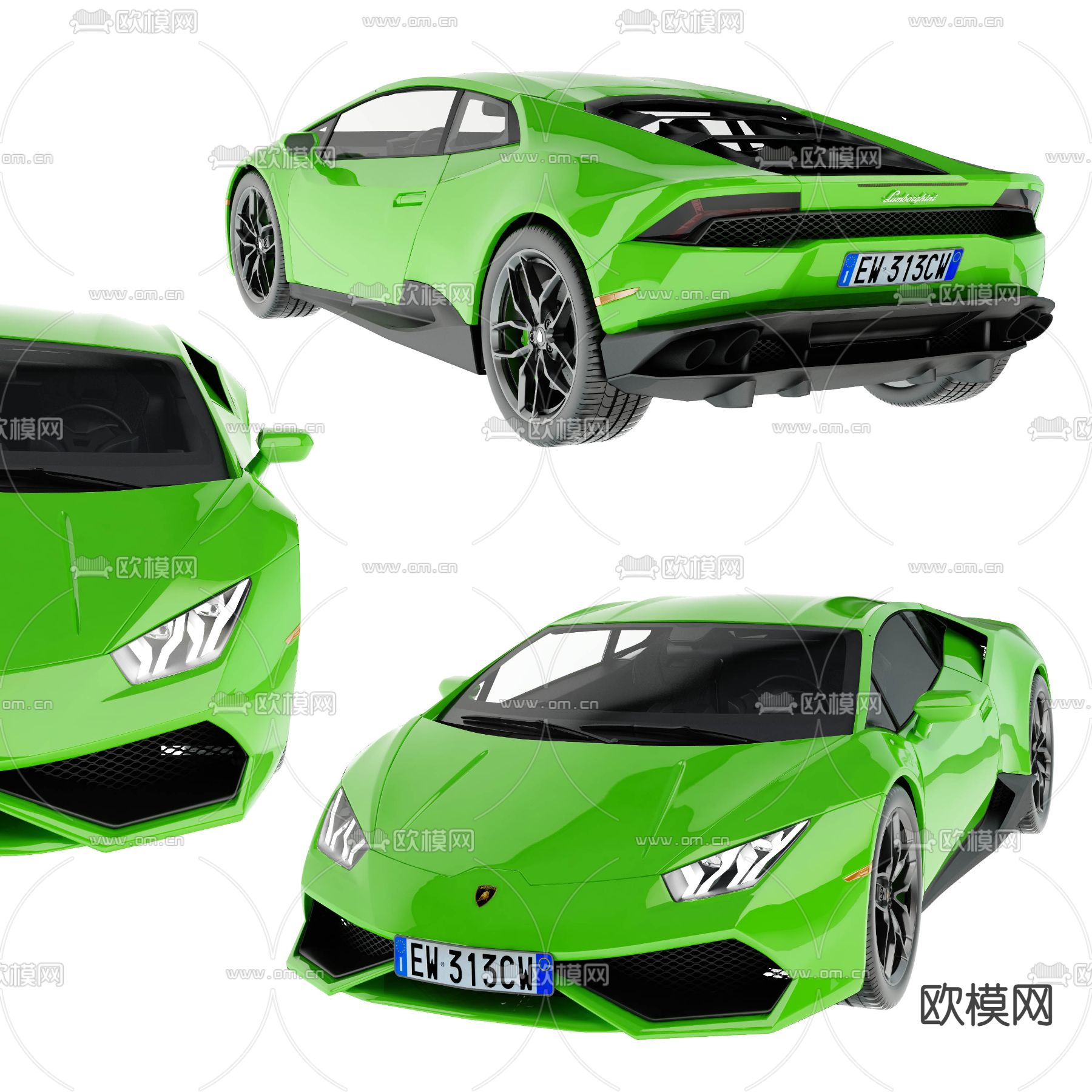 兰博基尼跑车 超跑3d模型下载