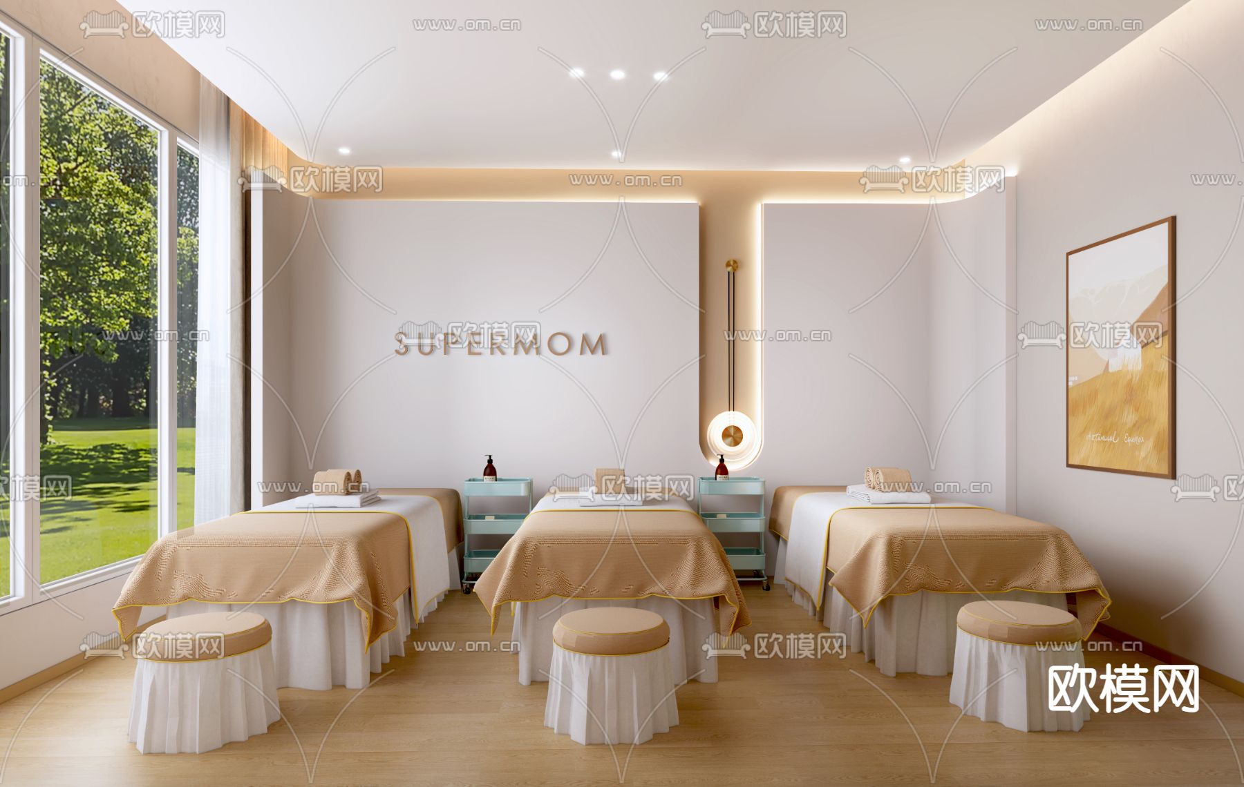 SPA护理房3d模型下载