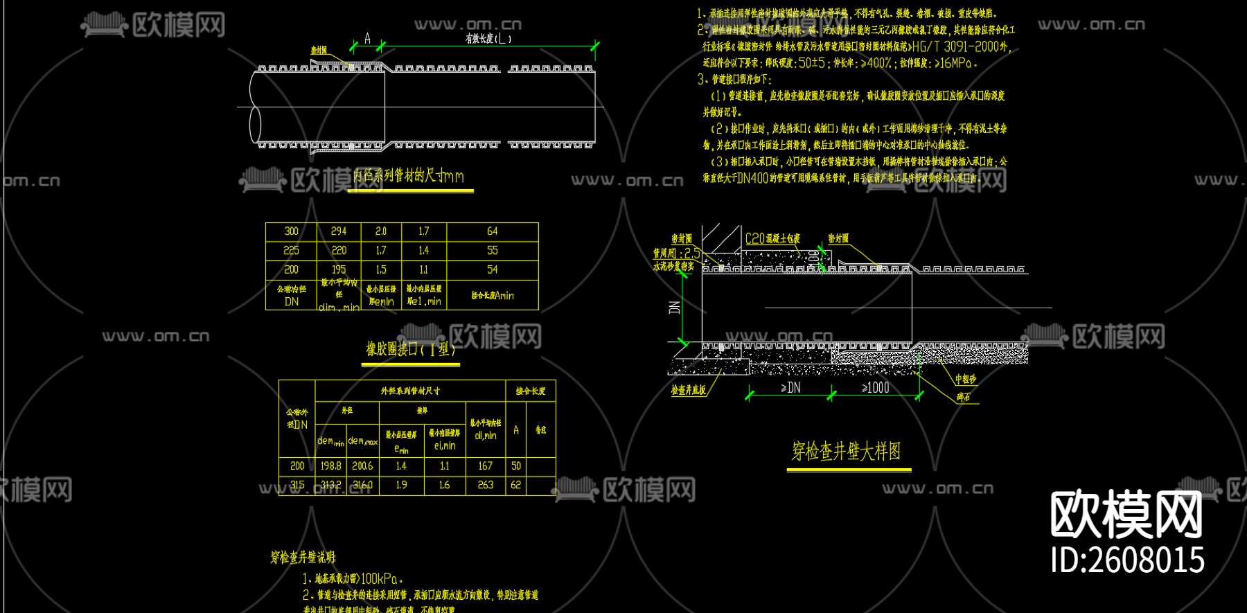 市政给排水CAD施工图