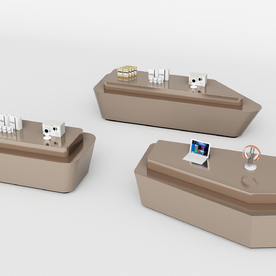  电脑展台 数码产品su模型 