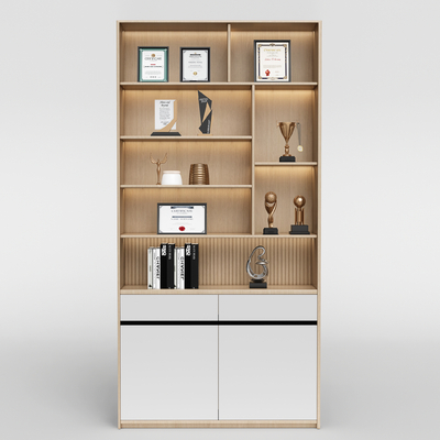  奖状奖杯 荣耀证书su模型 