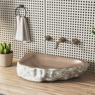  现代洗手台 水盆su模型 