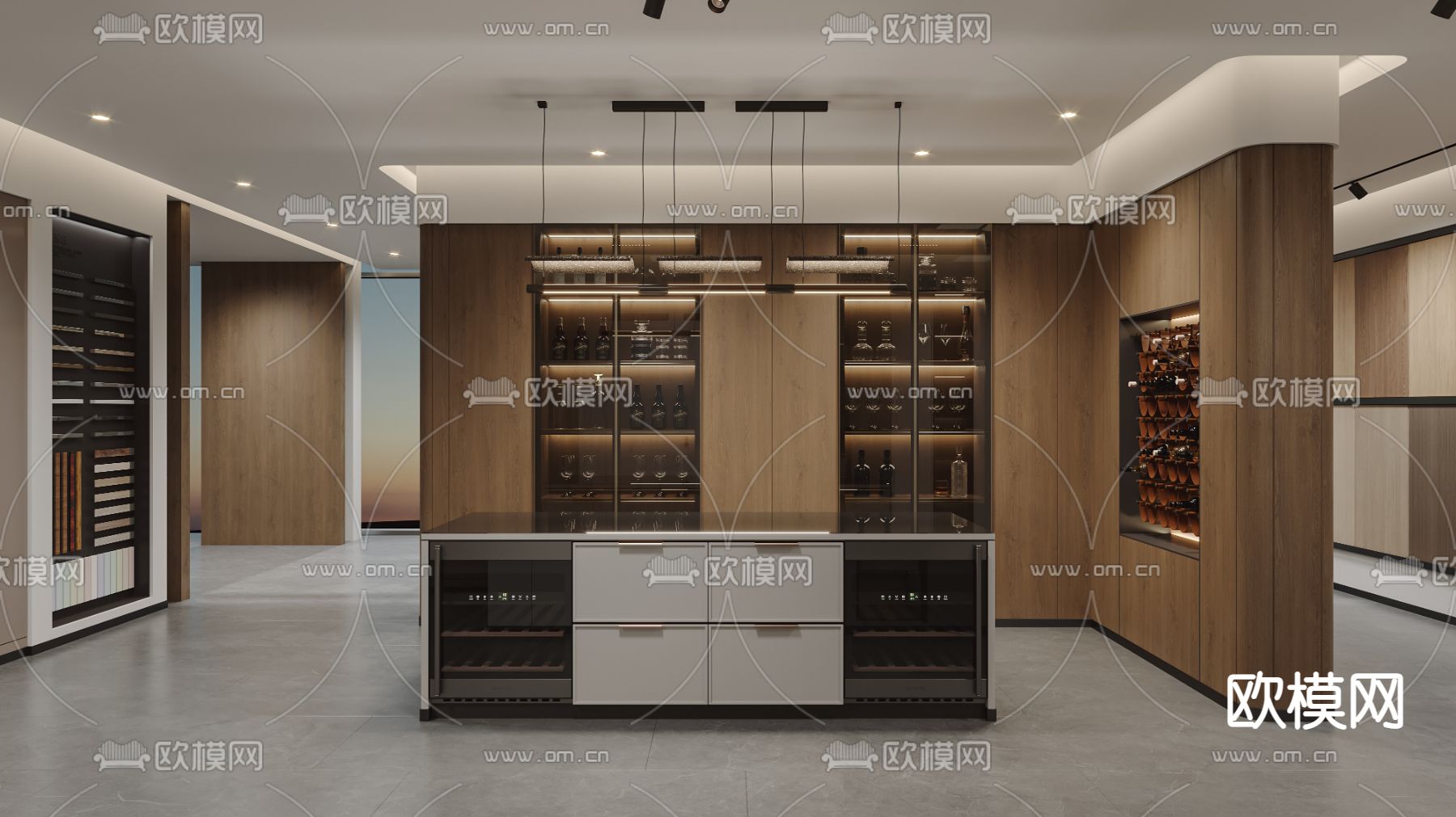 五金展厅3d模型下载（渲染图1）